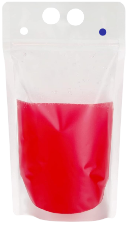 Stand Up Pouch sup transparente para bebidas