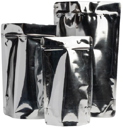 Stand Up Pouch sup trilaminada plata